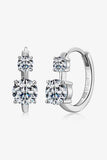 1.3 Carat Moissanite 925 Sterling Silver Earrings - Flyclothing LLC