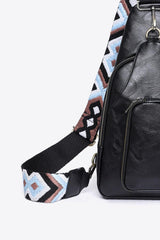 Take A Trip PU Leather Sling Bag - Flyclothing LLC