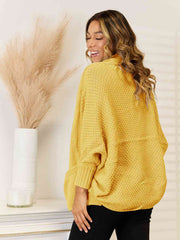 Open Front  Cardigan with Pockets - Flyclothing LLC