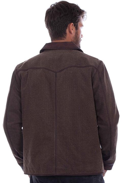 Scully Mens Brown Leatherwear Jacket - Flyclothing LLC