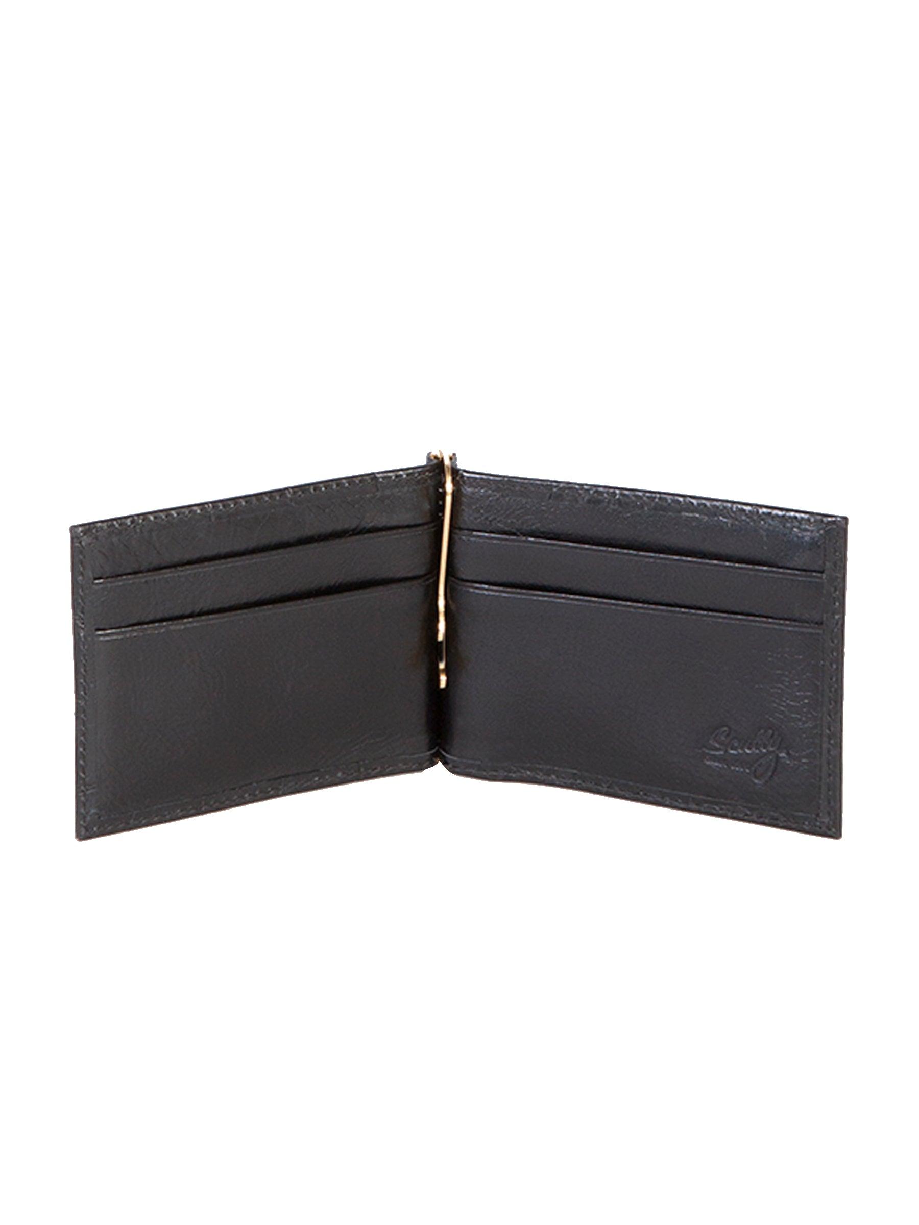 Scully BLACK MEN'S CREDIT CARD W/BILL CLIP - Flyclothing LLC