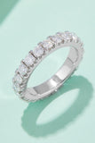 2.3 Carat Moissanite 925 Sterling Silver Eternity Ring - Flyclothing LLC