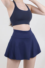 High Waist Pleated Active Skirt - Flyclothing LLC