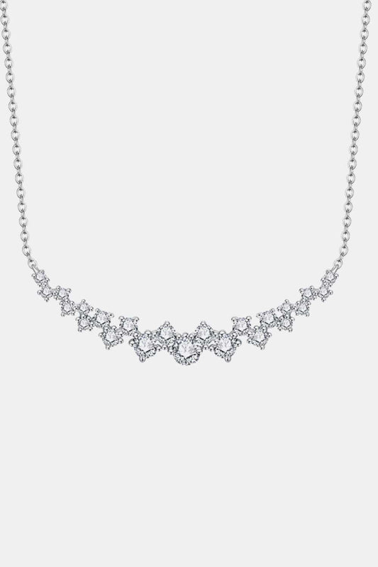 1.64 Carat Moissanite 925 Sterling Silver Necklace - Flyclothing LLC