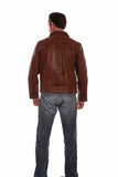 Scully Leather Leatherwear Mens Brown Men's Button Up