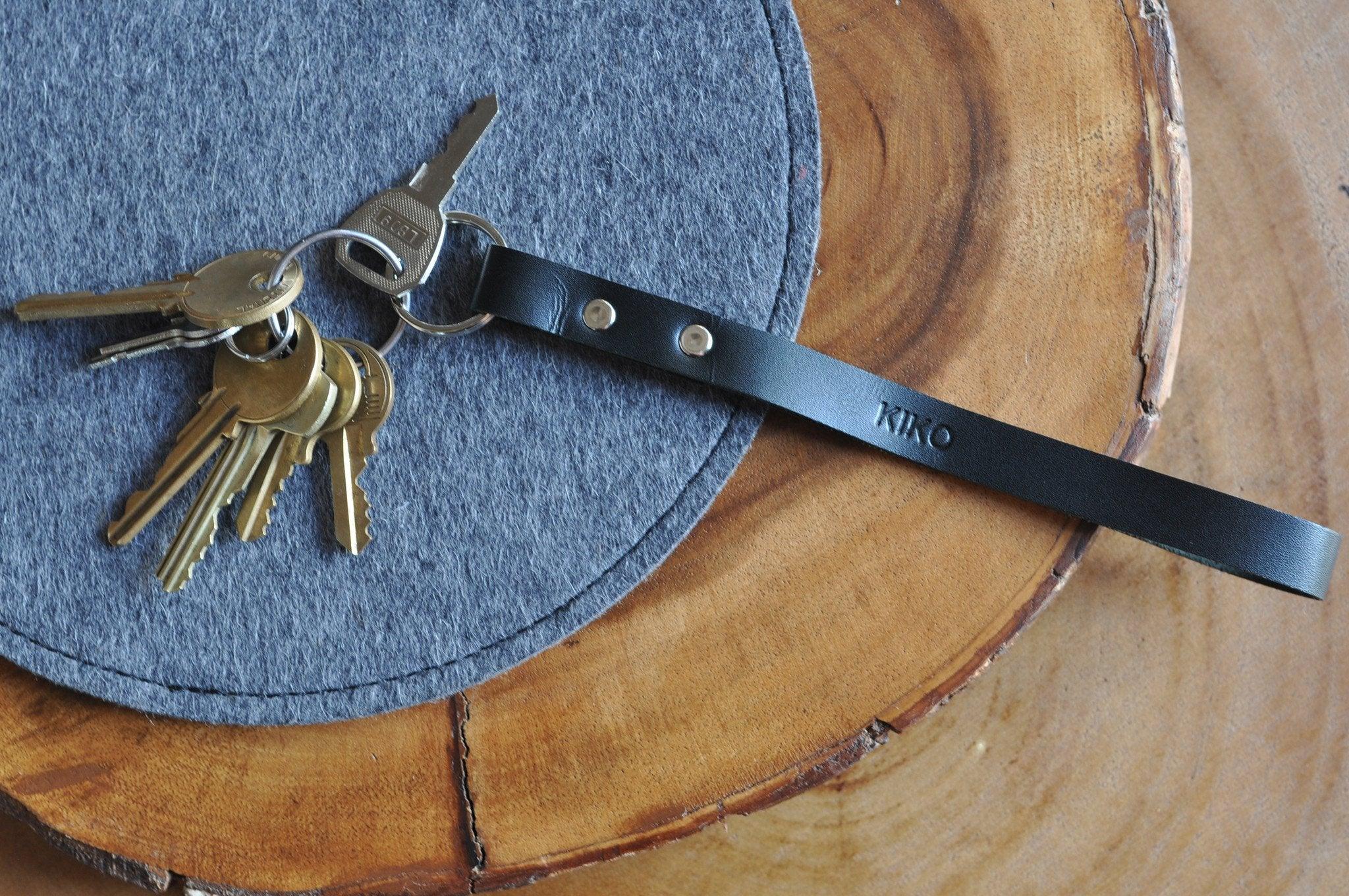 Kiko Leather Keychain - Flyclothing LLC