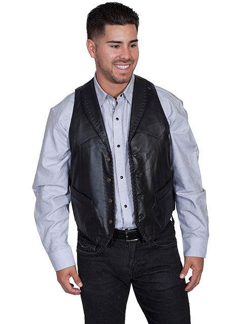 Scully BLACK LAMB TRAILRIDER VEST - Flyclothing LLC