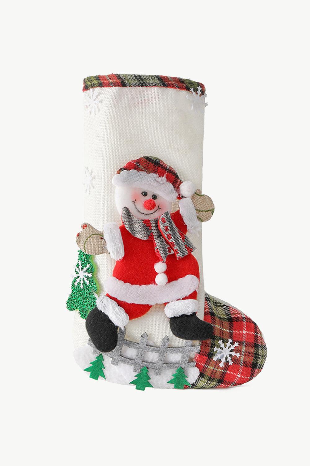 4-Pack Plaid Christmas Stockings - Flyclothing LLC