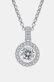 Zircon Pendant 925 Sterling Silver Necklace - Flyclothing LLC