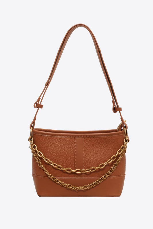 PU Leather Shoulder Bag - Trendsi