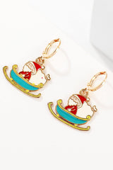 Christmas Theme Alloy Earrings - Trendsi