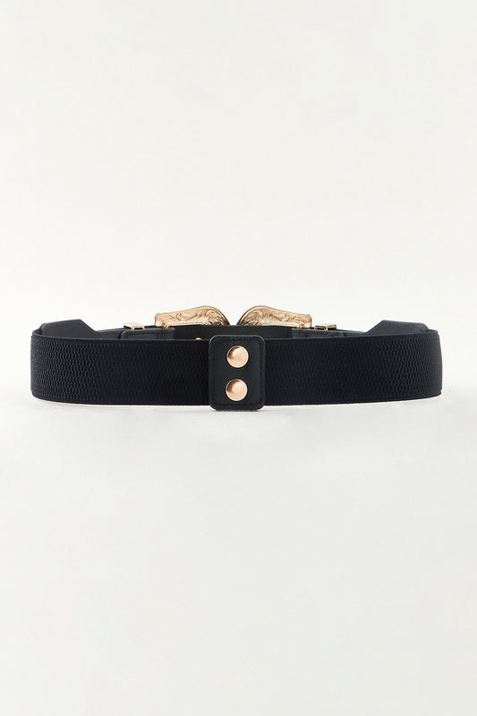 Symmetrical Zinc Alloy Buckle PU Leather Belt - Flyclothing LLC