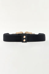 Symmetrical Zinc Alloy Buckle PU Leather Belt - Flyclothing LLC