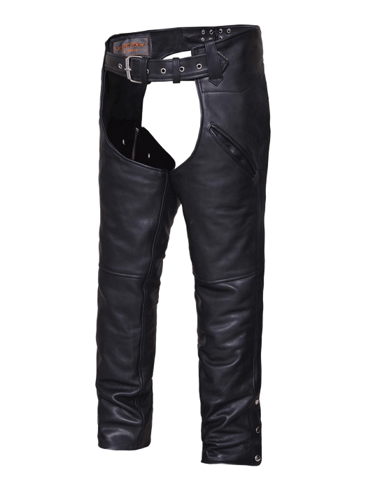 Unik International Black Unisex Chaps