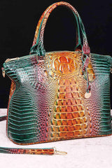 Gradient PU Leather Handbag - Trendsi