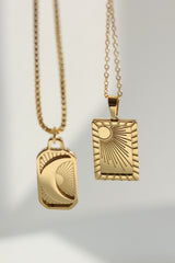 Stainless Steel 18K Gold-Plated Necklace - Flyclothing LLC