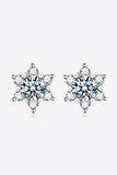 2 Carat Moissanite Floral Stud Earrings - Flyclothing LLC