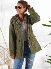 Full Size Hooded Jacket with Detachable Liner (Three-Way Wear) - Flyclothing LLC