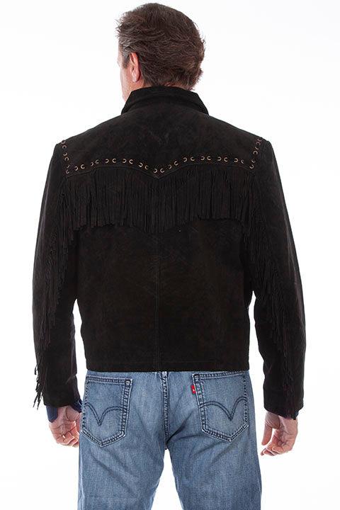 Scully BLACK BOAR SUEDE TEXAN JACKET - Flyclothing LLC