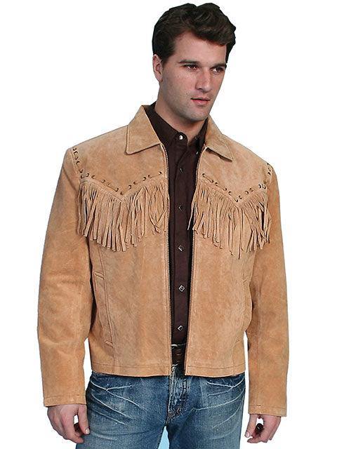 Scully BOURBON BOAR SUEDE TEXAN JACKET - Flyclothing LLC