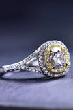 Two-Tone Moissanite Ring - Flyclothing LLC