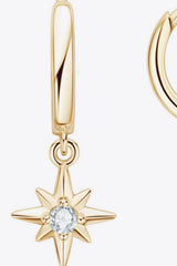 Moissanite Star Drop Earrings - Flyclothing LLC