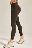 Wide Waistband Long Active Pants - Flyclothing LLC