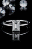 1 Carat Moissanite 925 Sterling Silver Solitaire Ring - Flyclothing LLC