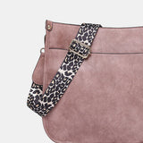 PU Leather Leopard Shoulder Bag - Flyclothing LLC