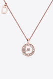 Moissanite A to J Pendant Necklace - Flyclothing LLC