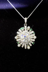 2 Carat Moissanite 925 Sterling Silver Necklace - Flyclothing LLC