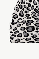 Leopard Pattern Cuffed Beanie - Flyclothing LLC