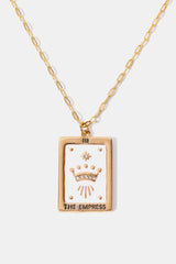 Tarot Card Pendant Copper Necklace - Flyclothing LLC