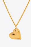 Heart Pendant Copper Necklace - Flyclothing LLC