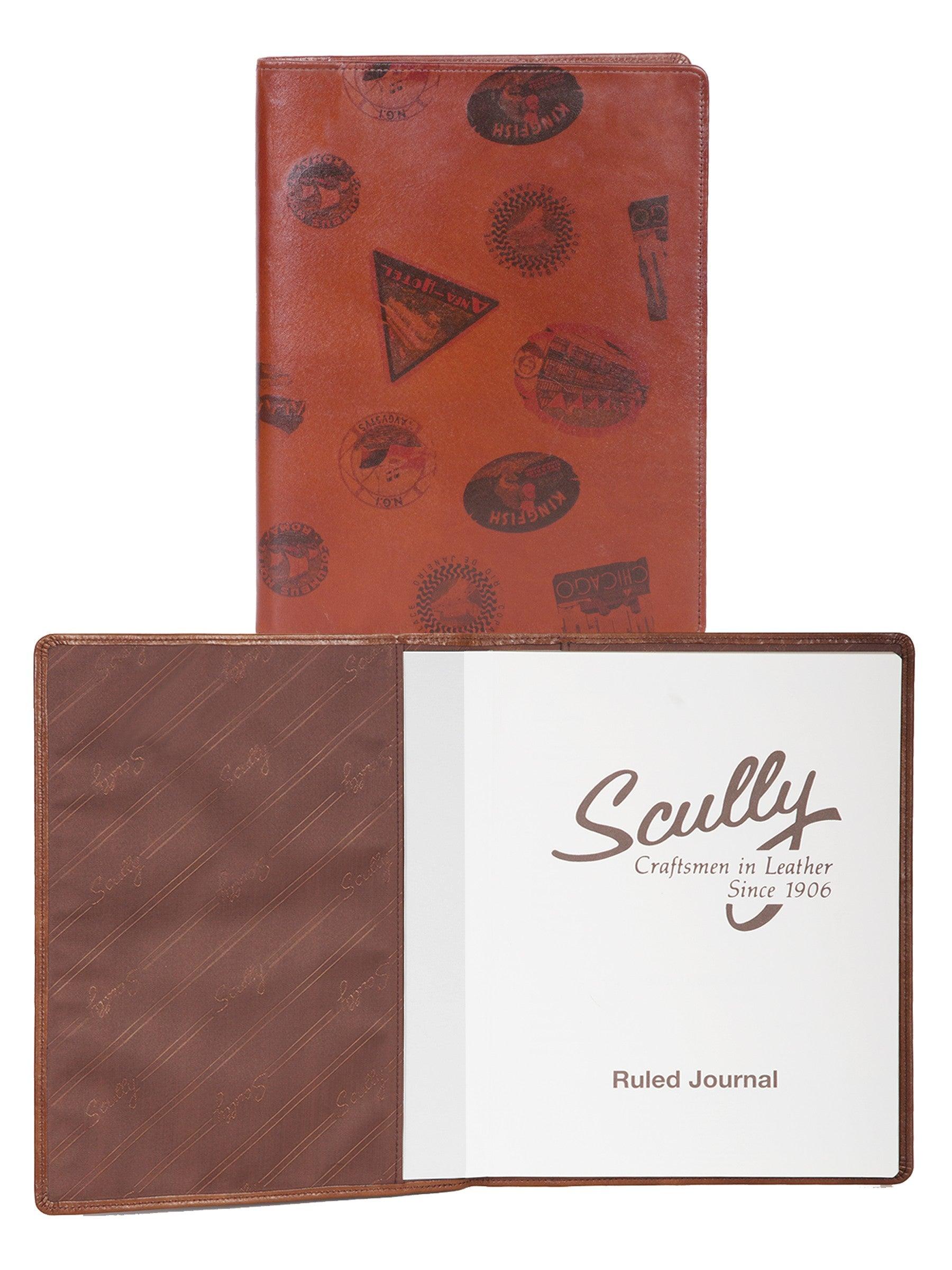 Scully Leather ruled journal - Flyclothing LLC