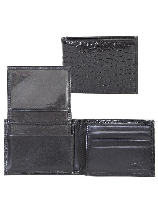 Scully Slim leather billfold w/removable case - Flyclothing LLC