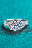 Unpredictable Day 3 Carat Moissanite Ring - Flyclothing LLC