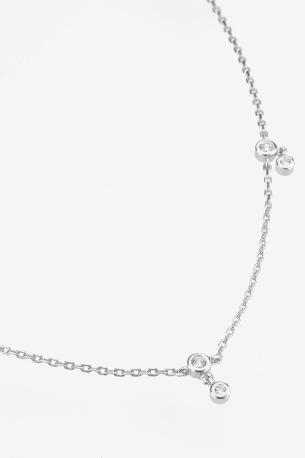 Zircon 925 Sterling Silver Necklace - Flyclothing LLC