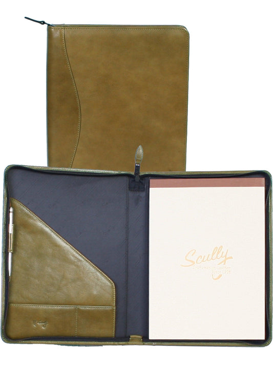 Scully Leather zip letter pad - Flyclothing LLC