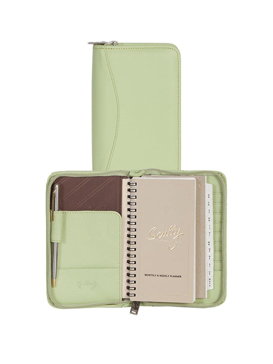 Scully Leather zip pocket planner - Flyclothing LLC