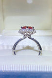 2 Carat Moissanite 925 Sterling Silver Halo Ring - Flyclothing LLC