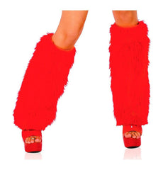 Roma Costume Fur Leg Warmer - Roma Costume