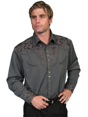 Scully Poly/rayon blend snap front shirt - Flyclothing LLC