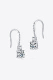 2 Carat Moissanite 925 Sterling Silver Drop Earrings - Flyclothing LLC