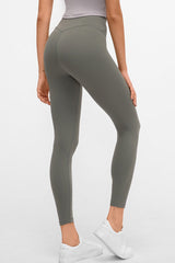 Basic Full Length Active Leggings - Trendsi