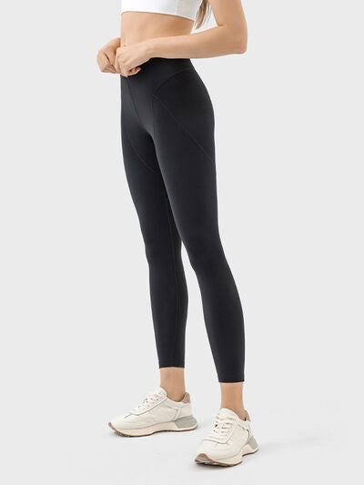 Mid-Rise Waist Active Pants - Flyclothing LLC