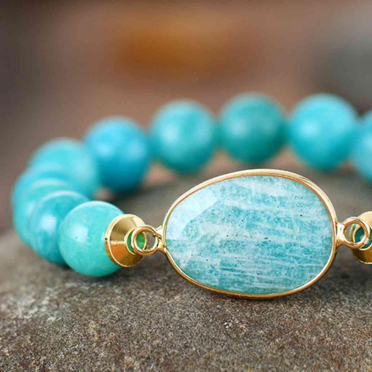 Natural Stone Beaded Bracelet - Flyclothing LLC