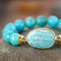 Natural Stone Beaded Bracelet - Flyclothing LLC