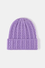 Mixed Knit Cuff Beanie - Flyclothing LLC