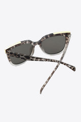 Tortoiseshell Polycarbonate Frame Full Rim Sunglasses - Flyclothing LLC